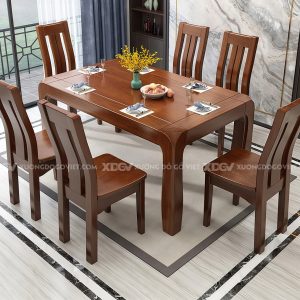 Mẫu Bộ Bàn Ăn Gỗ Sồi Thông Minh Gấp Gọn Đa Năng Linh Hoạt