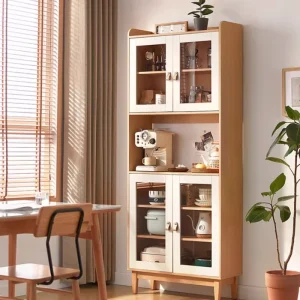 Tủ Lưu Trữ Bát Đĩa Togismart Tích Hợp Cánh Tủ Kính Sang Trọng